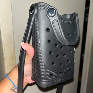 Hardly worn Balenciaga croc bag .